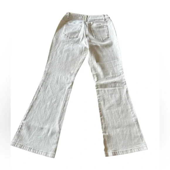 Women’s White Bootcut J. Jill Jeans Stretchy 2P Petite Jeggings - Picture 2 of 6